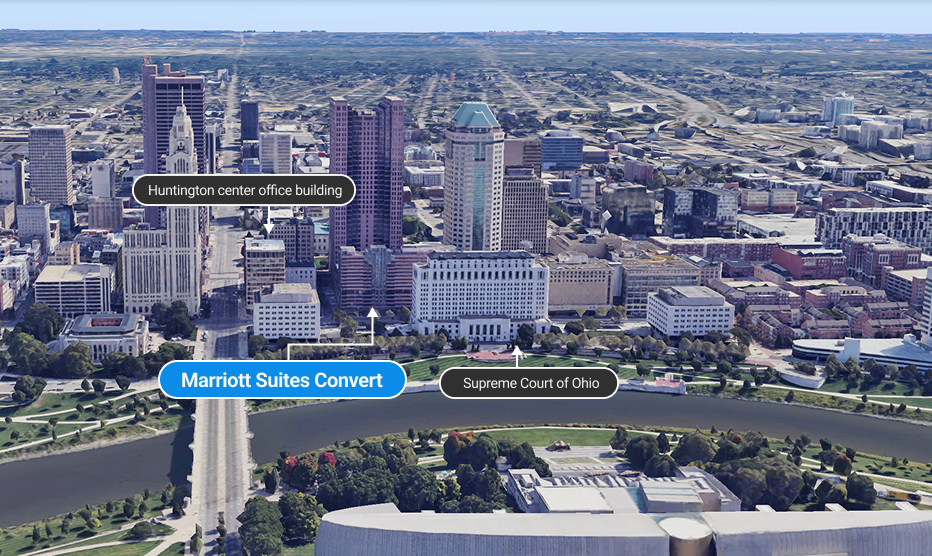 Columbus Downtown - Aerial View